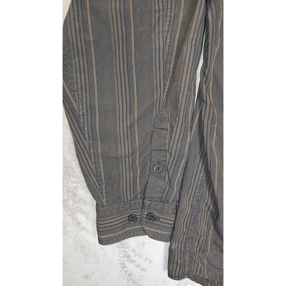 Harley Davidson Button Up Shirt Mens 2XL Motorcycle Biker Corduroy Puff‎ Print - Picture 8 of 16